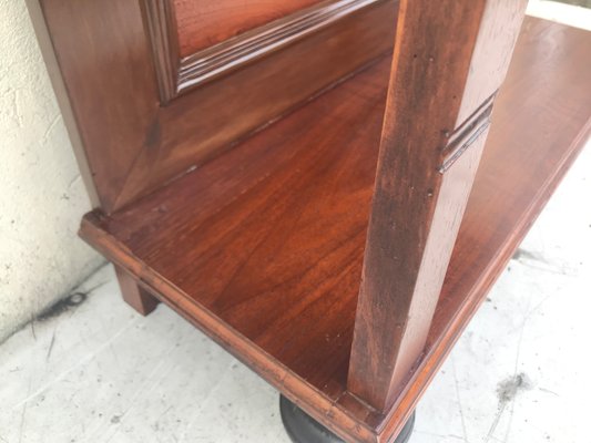 Pine & Walnut Console Table, 1940s-WQQ-1148366