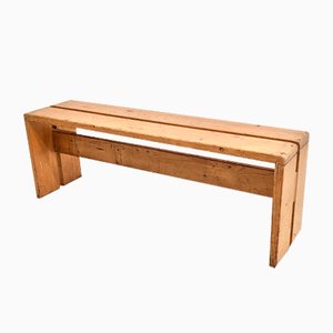 Pine Wood Bench by Charlotte Perriand for Les Arcs-DLN-1278000