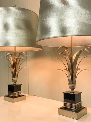 Pineapple Leaf Table Lamps from Boulanger, 1970s, Set of 2-WZZ-843504