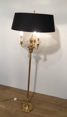 Pineapple Parquet Floor Lamp, 1960s-BA-1365750