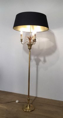 Pineapple Parquet Floor Lamp, 1960s-BA-1365750