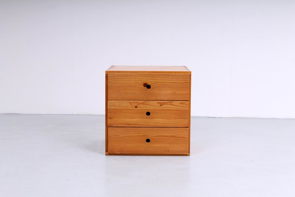 Pinewood Nightstand attributed to Ate Van Apeldoorn for Houtwerk Hattem, 1960s-XT-1385658