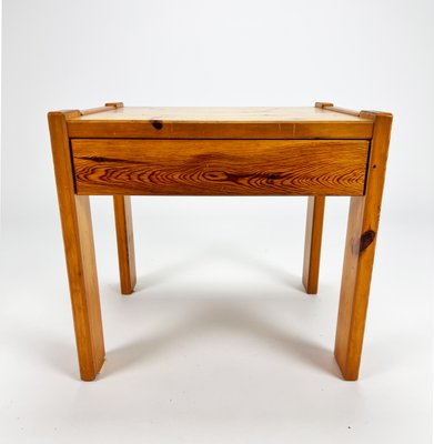 Pinewood Side Table, 1970s-RMX-1447238