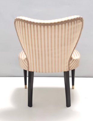 Pink and Tan Satin Side Chairs by Carlo Enrico Rava, 1950s, Set of 2-JPQ-2027137