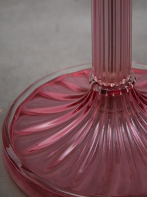 Pink Art Glass Floor Lamp by Barovier E Toso, Italy, 1956-KL-1791128