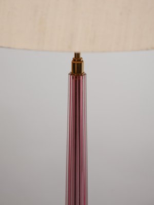 Pink Art Glass Floor Lamp by Barovier E Toso, Italy, 1956-KL-1791128