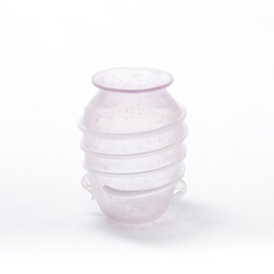 Pink Art Glass Vase, 1970s-FSD-878942