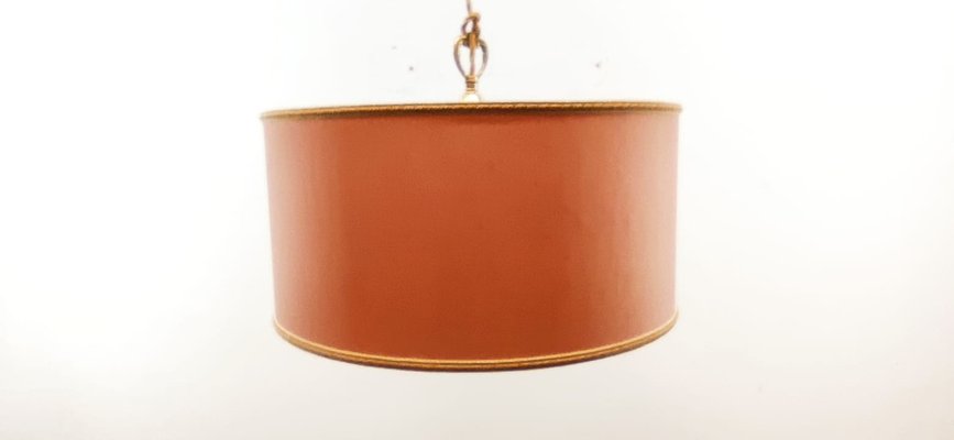 Pink Fabric Suspension Light with Silk Cord-QLH-1175100