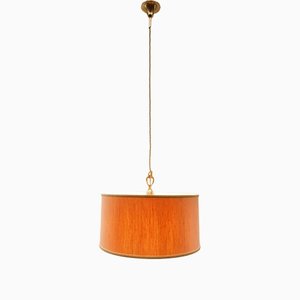 Pink Fabric Suspension Light with Silk Cord-QLH-1175100