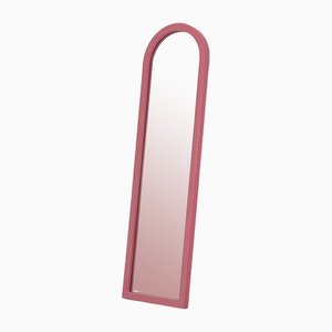 Pink Frame Mirror by Anna Castelli Ferrieri for Kartell, 1980s-WZS-2031333