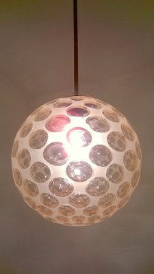 Pink Glass Pendant Lamp from Venini, 1930s-EI-332712