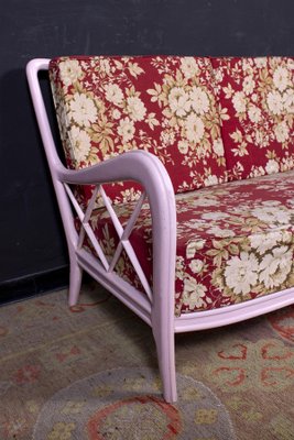 Pink Italian Armchairs and Sofa in Paolo Buffa Style, 1950s, Set of 3-MBH-1031860