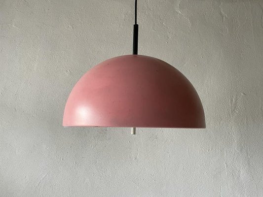 Pink Metal Pendant Lamp from Staff, Germany, 1970s-RDS-1147873