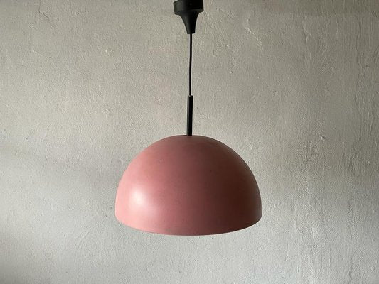 Pink Metal Pendant Lamp from Staff, Germany, 1970s-RDS-1147873