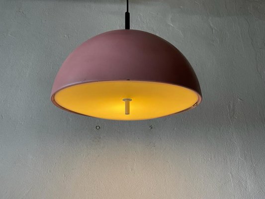 Pink Metal Pendant Lamp from Staff, Germany, 1970s-RDS-1147873