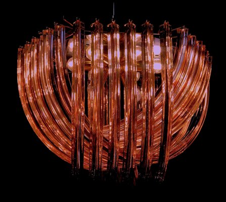 Pink Murano Curvati Ceiling Light or Flush Mount, 1990-MBH-1031846