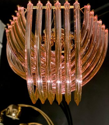 Pink Murano Curvati Ceiling Light or Flush Mount, 1990-MBH-1031846