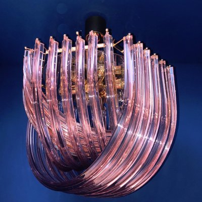 Pink Murano Curvati Ceiling Light or Flush Mount, 1990-MBH-1031846