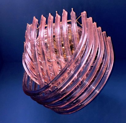 Pink Murano Curvati Ceiling Light or Flush Mount, 1990-MBH-1031846