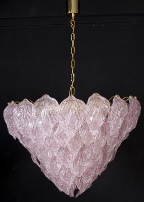 Pink Murano Glass Polar Chandelier, Italy, 1970s-MBH-1032434