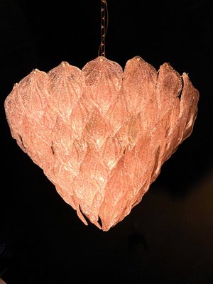 Pink Murano Glass Polar Chandelier, Italy, 1970s-MBH-1031787