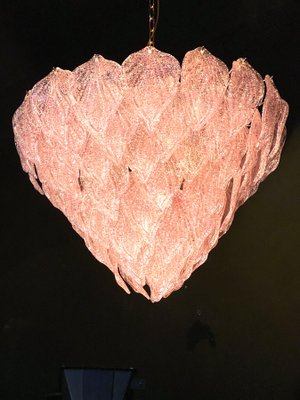 Pink Murano Glass Polar Chandelier, Italy, 1970s-MBH-1032434