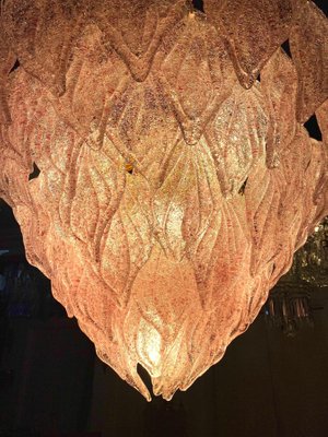 Pink Murano Glass Polar Chandelier, Italy, 1970s-MBH-1031643