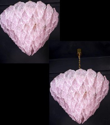 Pink Murano Glass Polar Chandelier, Italy, 1970s-MBH-1031787