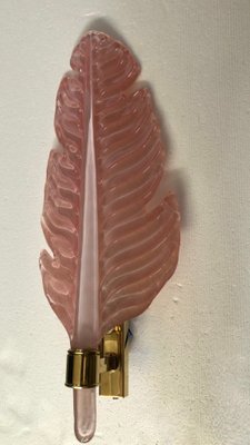 Pink Murano Glass Wall Light, 1980-UH-1058943