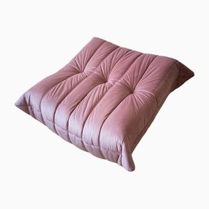 Pink Pearl Velvet Togo Pouf by Michel Ducaroy for Ligne Roset-IXA-1309441