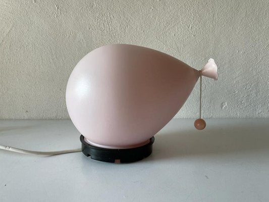 Pink Plastic Balloon Sconce or Flush Mount Ceiling Lamp by Yves Christin for Bilumen, Italy, 1980s-RDS-1210089