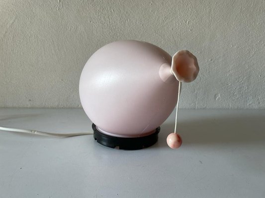 Pink Plastic Balloon Sconce or Flush Mount Ceiling Lamp by Yves Christin for Bilumen, Italy, 1980s-RDS-1210089