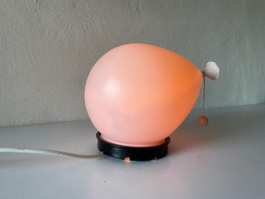 Pink Plastic Balloon Sconce or Flush Mount Ceiling Lamp by Yves Christin for Bilumen, Italy, 1980s-RDS-1210089