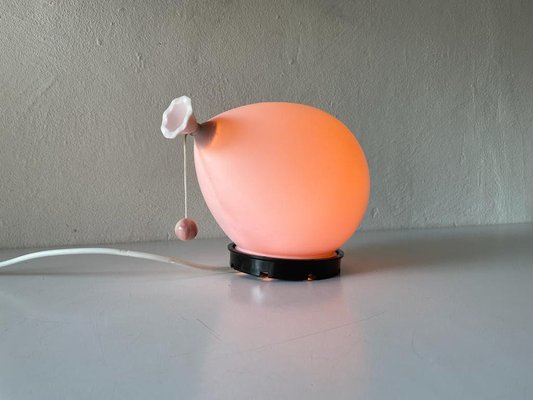 Pink Plastic Balloon Sconce or Flush Mount Ceiling Lamp by Yves Christin for Bilumen, Italy, 1980s-RDS-1210089