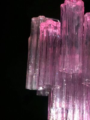 Pink Tronchi Murano Glass Chandelier by Toni Zuccheri for Venini, 1970s-MBH-1032365