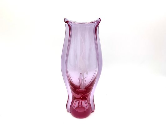 Pink Vase by M. Klinger Zelezny Brod, Czechoslovakia, 1960s-BXB-1291692