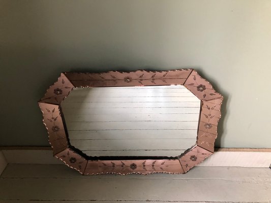 Pink Venetian Mirror-QJM-988540