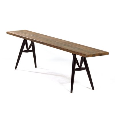 Pirkka Bench by Ilmari Tapiovaara for Laukaa Wood, 1950s-ZT-1328421