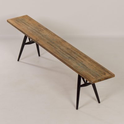 Pirkka Bench by Ilmari Tapiovaara for Laukaa Wood, 1950s-ZT-1328421