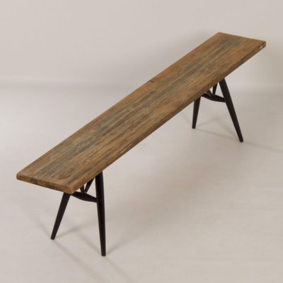 Pirkka Bench by Ilmari Tapiovaara for Laukaa Wood, 1950s-ZT-1328421