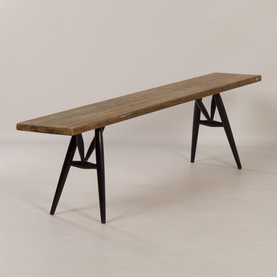 Pirkka Bench by Ilmari Tapiovaara for Laukaa Wood, 1950s-ZT-1328421