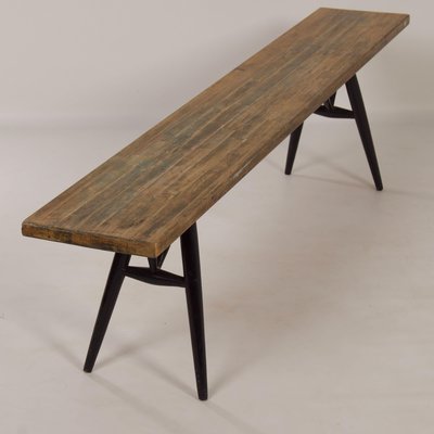 Pirkka Bench by Ilmari Tapiovaara for Laukaa Wood, 1950s-ZT-1328421