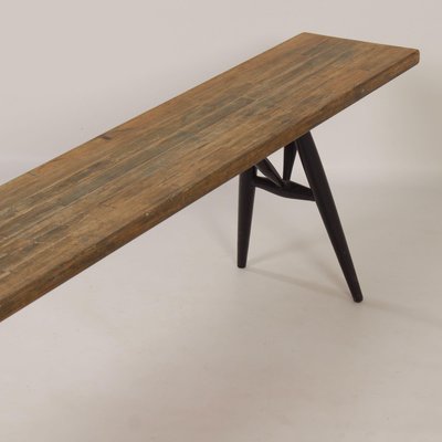 Pirkka Bench by Ilmari Tapiovaara for Laukaa Wood, 1950s-ZT-1328421