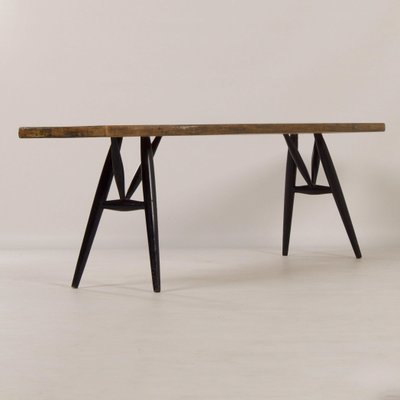 Pirkka Bench by Ilmari Tapiovaara for Laukaa Wood, 1950s-ZT-1328421