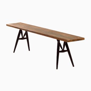 Pirkka Bench by Ilmari Tapiovaara for Laukaa Wood, 1950s-ZT-1328421