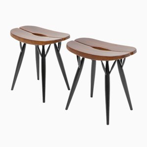 Pirrka Stools by Ilmari Tapiovaara for Artek, Finland, 2000s, Set of 2-TJQ-1850540