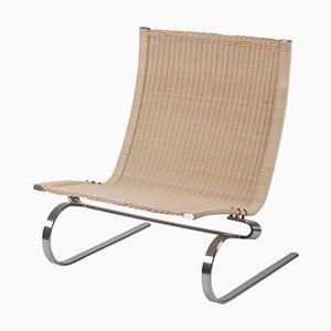 PK 20 Weaved Lounge Chair by Poul Kjærholm for Fritz Hansen-MTD-1400616