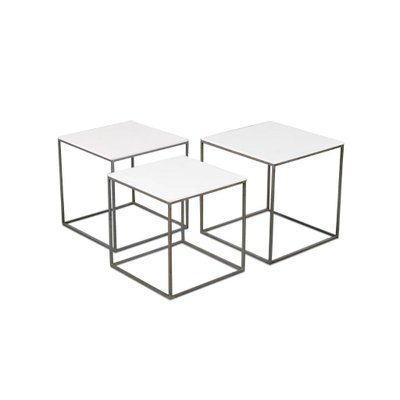 PK 71 Nesting Tables by Poul Kjærholm for E. Kold Christensen, 1960s, Set of 3-GG-567700