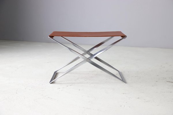 Pk91 Folding Stool by Poul Kjærholm for E. Kold Christensen, 1961-DXL-1735711