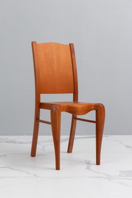 Placide of Wood Chairs by Philippe Starck for Driade, 1989, Set of 6-KQX-1722701